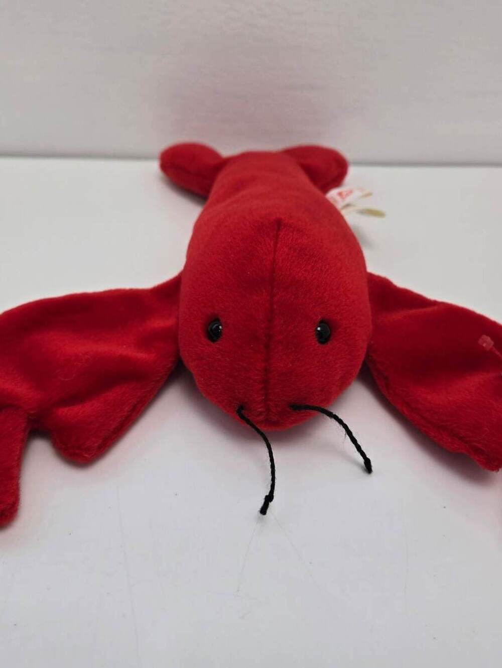 Ty Beanie Baby “Pinchers” the Lobster - Handmade in Indonesia with Canadian Tush